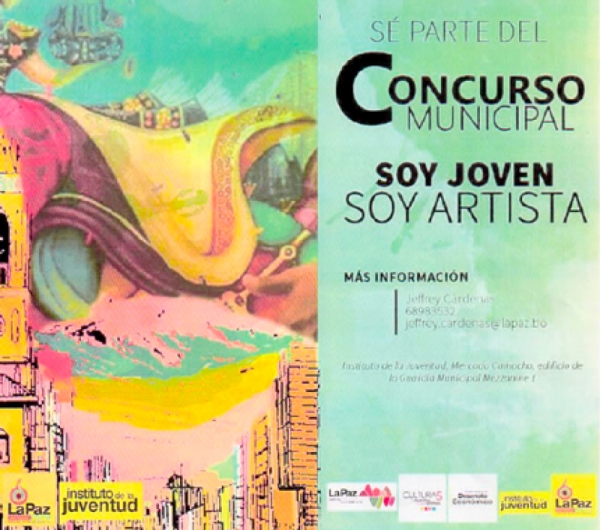 Convocatoria Concurso Municipal: Soy Joven, Soy Artista (GAMLP)